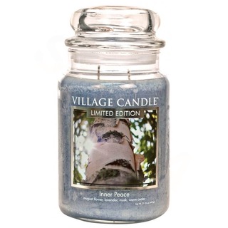 Village Candle Veľká vonná sviečka v skle Inner Peace 645g - Vnútorný pokoj
