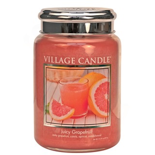 Village Candle Veľká vonná sviečka v skle Juicy Grapefruit 645g