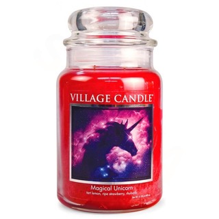 Village Candle Veľká voňavá sviečka v magickom jednorožci 645G - Magic Unicorn