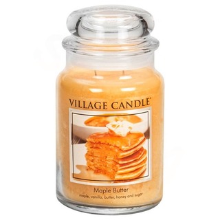 Village Candle Veľká voňavá sviečka v javorovom masle 645G - javorový sirup