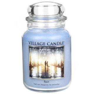 Village Candle Veľká voňavá sviečka v daždi 645G skla - dážď