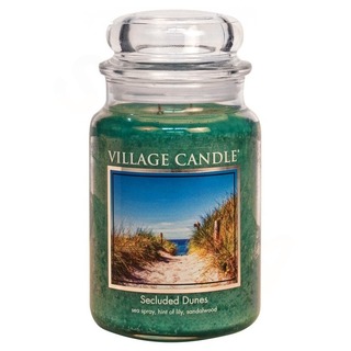 Village Candle Veľká voňavá sviečka v sklenených odľahlých dunách 645G - piesočné duny