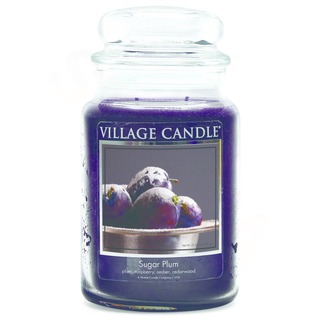 Village Candle Veľká vôňa sviečok v Sugar Plum 645g