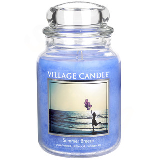 Village Candle Veľká vonná sviečka v skle Summer Breeze 645g - Letný vánok