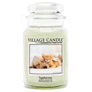 Village Candle Veľká voňavá sviečka v sklenenom spoločnom podniku 645G - súdržnosť