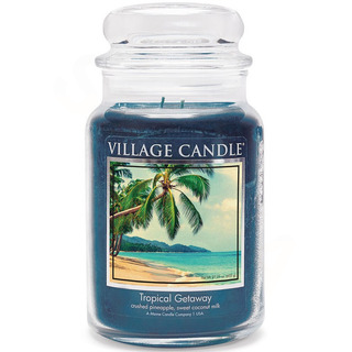 Village Candle Veľká kadidlo Sviečka v tropickom úteku 645G - víkend v trópoch