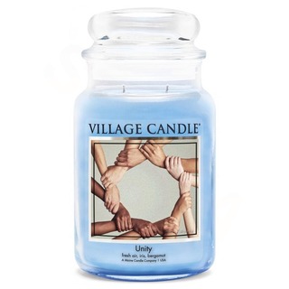 Village Candle Veľká voňavá sviečka v sklenenej jednote 645G - uniformita