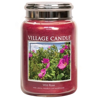 Village Candle Veľká voňavá sviečka vo Wild Rose 645G - divoká ruža
