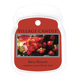 Village Candle Berry Berry Blossom 62g - červené kvety