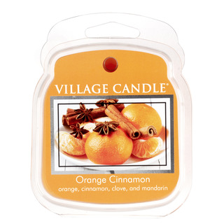 Village Candle Vonný vosk Orange Cinnamon 62g - Pomaranč a škorica