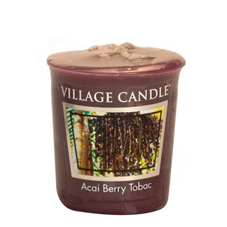 Village Candle Votívny sviečka Acai Berry tobaco 57g - Tabak a plody akai