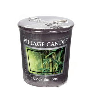 Village Candle Votívny sviečka Black Bamboo 57g - Bambus