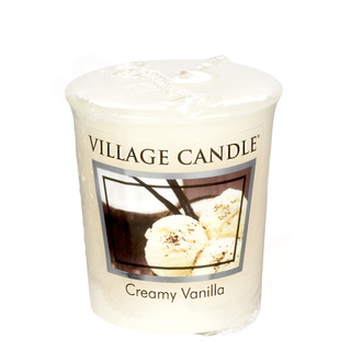 Village Candle Votívny sviečka Creamy Vanilla 57g - Vanilková zmrzlina