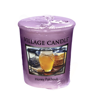 Village Candle Votívny sviečka Honey Patchouli 57g - Med a pačuli