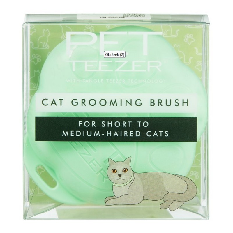 Tangle Teezer Pet Teezer Cat Brush Green Brush
